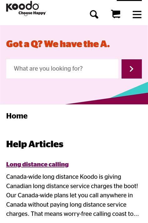 koodo us calling